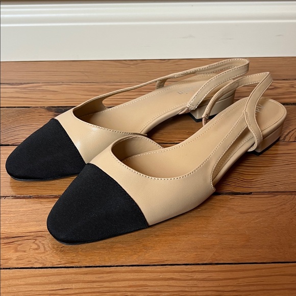 SLINGBACKS Goatskin & Grosgrain Shoes - Womens - Picture 2 of 12